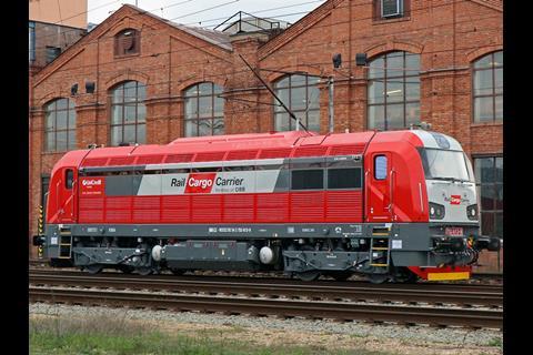 The locomotives are produced by extensively rebuilding ČKD Class 753 locos.